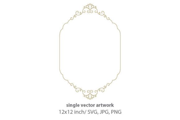 Download Elegant Luxury Scroll Label Vector Frame - Luxury Collection