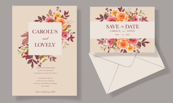 Download Luxury Wedding Card Floral Template - Luxury Collection