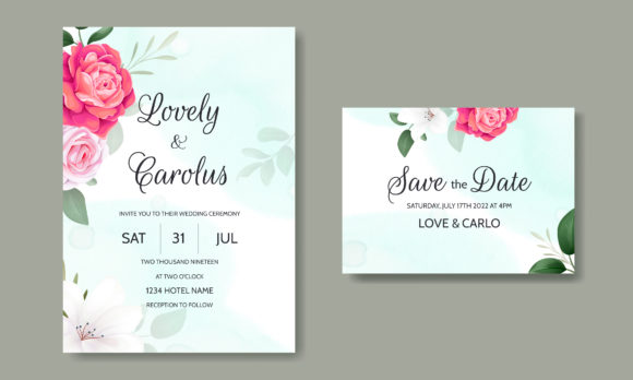 Download Luxury Wedding Card Floral Template - Luxury Collection