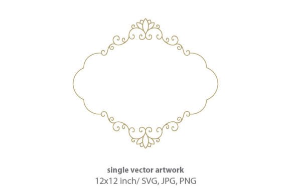Download Elegant Luxury Scroll Label Vector Frame - Luxury Collection