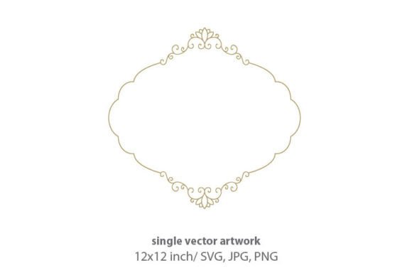 Download Elegant Luxury Scroll Label Vector Frame - Luxury Collection