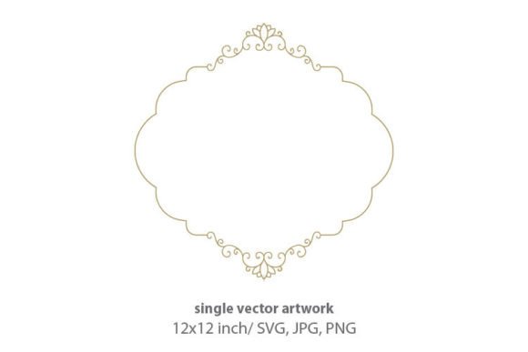 Download Elegant Luxury Scroll Label Vector Frame - Luxury Collection