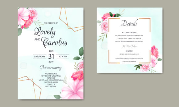Download Luxury Wedding Card Floral Template - Luxury Collection
