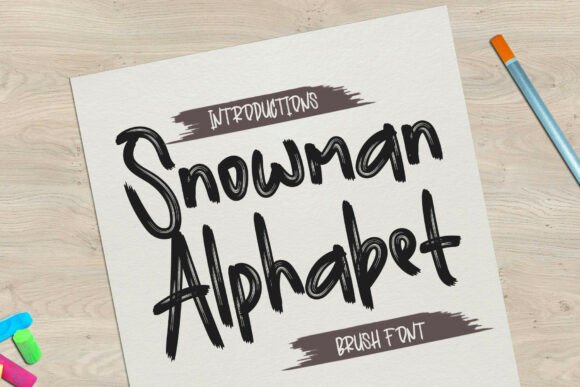 Download Snowman Alphabet - Snow Collection